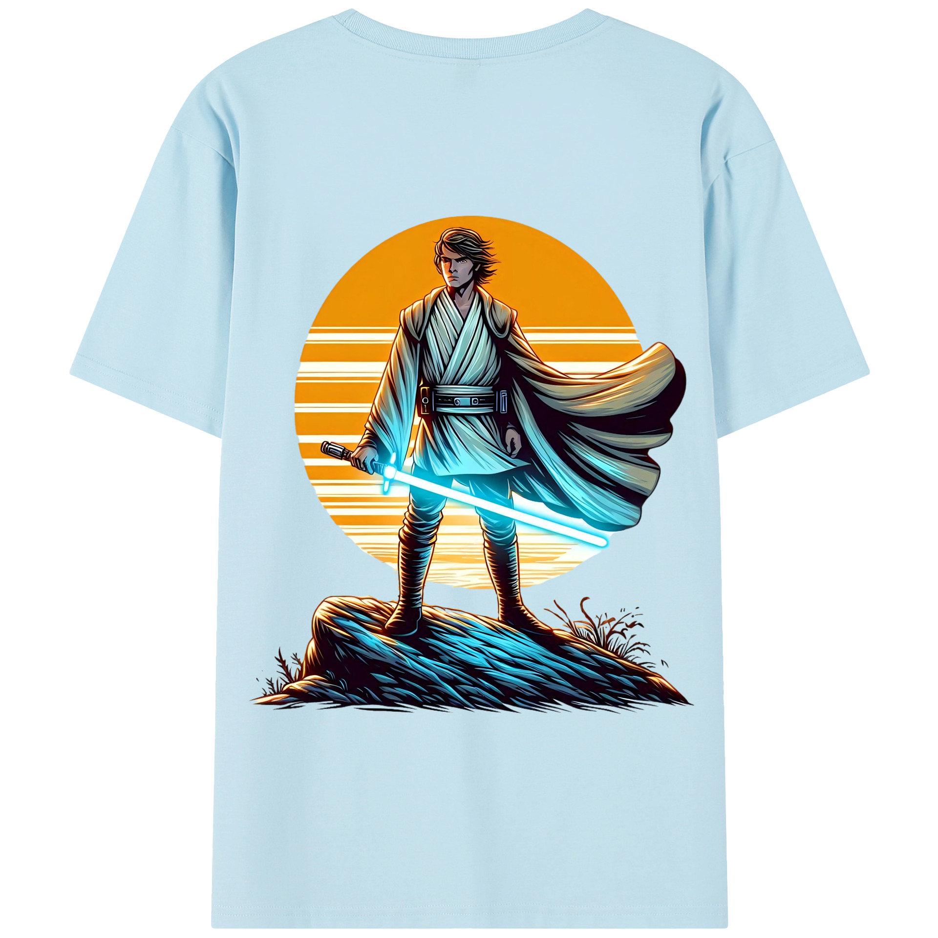 （画像用） スター・ウォーズ Star Wars 綿100％半袖Tシャツ（背面プリント）